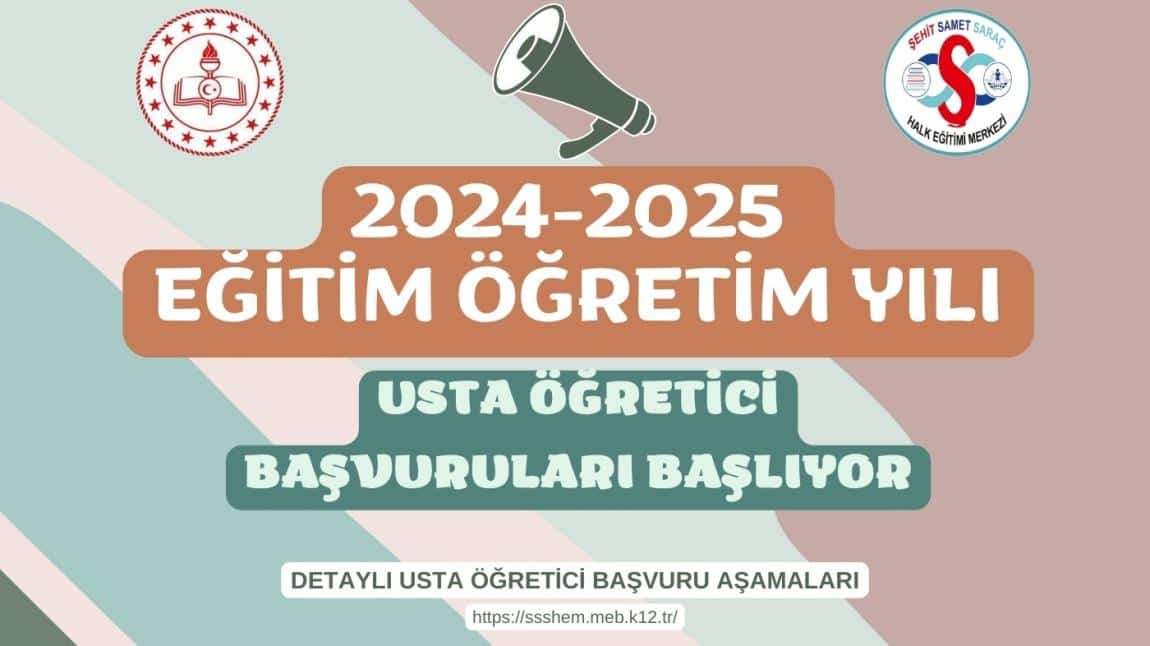 DETAYLI USTA ÖĞRETİCİ BAŞVURU AŞAMALARI